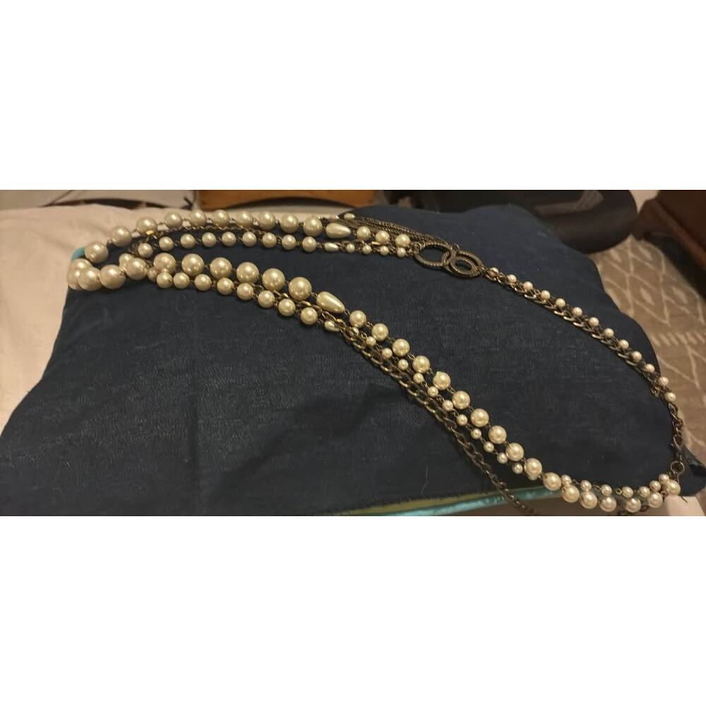 VINTAGE J.Crew Multi Strand Statement Necklace!!!!
44inches
Item#44